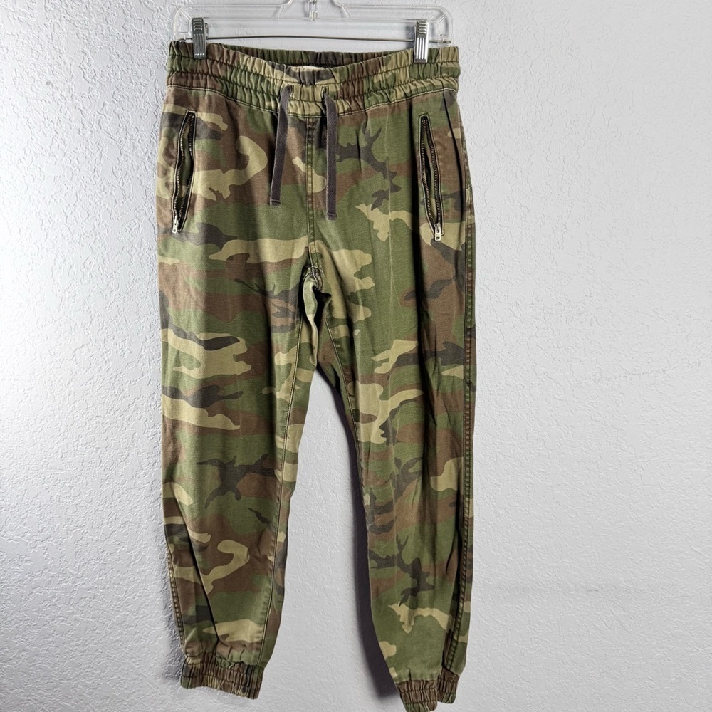 TNA Camouflage Joggers in Green & Brown
